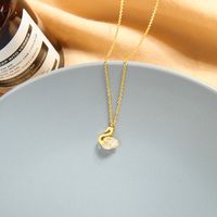 Fashion Necklace Women Trend Clavicle Chain Girl Swan Necklace Wholesale Nihaojewelry main image 4
