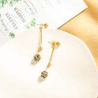 Fashion Wild Pearl Earrings Diamond Copper Ball Earrings Long Section Super Fairy Tassel Earrings Wholesale Nihaojewelry main image 4
