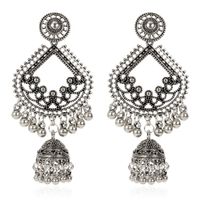 Fashion Retro Tassel Earrings Boho Birdcage Bell Pendant Bell Earrings Wholesale Nihaojewelry main image 3