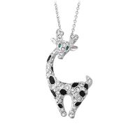 Fashion Jewelry Necklace Animal Shape Fashion Giraffe Necklace Diamond Sika Deer Pendant Girl Wholesale Nihaojewelry sku image 1
