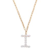 Simple Lettre Perle Long Collier Étoile Sauvage Blanc Rue Accessoires De Tir En Gros Nihaojewelry sku image 5