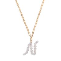 Simple Lettre Perle Long Collier Étoile Sauvage Blanc Rue Accessoires De Tir En Gros Nihaojewelry sku image 7
