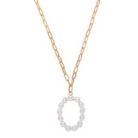 Simple Lettre Perle Long Collier Étoile Sauvage Blanc Rue Accessoires De Tir En Gros Nihaojewelry sku image 8