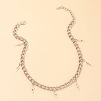 Jewelry Harajuku Lightning Necklace Pendant Hipster Hip-hop Clavicle Chain Wholesale Nihaojewelry sku image 1