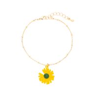 Mori Simple Flower Accessories Wild Jewelry Small Daisy Bracelet Wholesale Nihaojewelry sku image 1