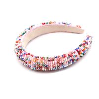 New Style Fashion Gorgeous Sponge Color Crystal Hair Accessories Wholesale Nihaojewelry main image 3
