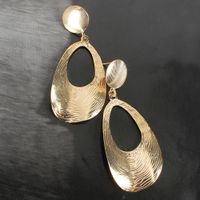 Simple Fashion Geometric Wild Metal Plating Earrings Retro Earrings Wholesale Nihaojewelry main image 4