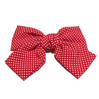 New Fabric Wave Point Hairpin Cute Bowknot Spring Clip Back Head Ponytail Hair Accessories Wholesale Nihaojewelry main image 6