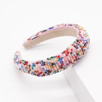 New Style Fashion Gorgeous Sponge Color Crystal Hair Accessories Wholesale Nihaojewelry sku image 1