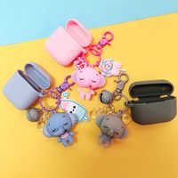 Pro3 Cute Baby Elephant Airpods1/2 Protective Cover For Apple Wireless Bluetooth Headset Shell Silicone Wholesale main image 2