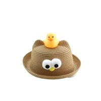 Children's Straw Hat Boy Sun Hat Baby Summer Sun Hat Cute Super Cute Sunscreen Girl Beach Hat main image 6