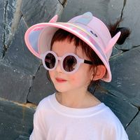 Baby Empty Top Hat Summer Thin Section Children Duck Tongue Sun Hat Big Brim Sunscreen Boy Sun Hat Cartoon Cute main image 1