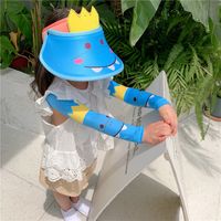 Children's Cartoon Empty Top Sunscreen Sun Hat Ice Sleeve Suit Uv Protection Hat sku image 5