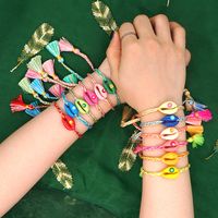 Explosive Small Commodities Simple Creative Ethnic Style Color Natural Shell Tassel Bracelet Handmade Jewelry Wholesale main image 3