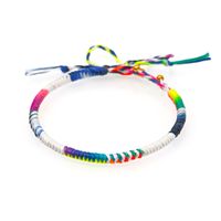 Explosion Small Commodity Bracelet Simple Wax Rope Woven Colorful Natal Rope Bracelet Handmade Jewelry Wholesale Nihaojewelry main image 6