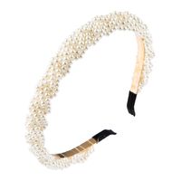 Moda Coreana Viento Hermoso Diadema De Perlas Llenas Diadema De Niña Diadema Hebilla Antideslizante main image 6