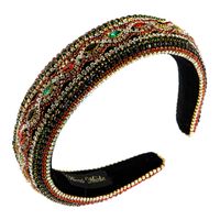 Heavy Industry Full Diamond High-end Headband Luxury Evening Dance Temperament Baroque Hair Accessories sku image 1