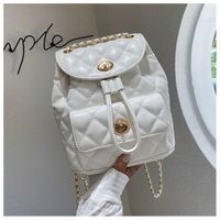 Shoulder Bag New Wave Summer Fashion Diamond Chain Backpack Large Capacity Shoulder Bag Wholesale Nihaojewelry main image 1