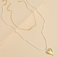 Bohème Long Amour Perle Multi-couche Collier Créatif À La Main Perlé Couleur Pendentif Bijoux En Gros Nihaojewelry main image 5
