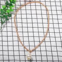 Simple Pearl Pendant Necklace Frosty Long Street Shooting Popular Accessories Wholesale Nihaojewelry main image 5