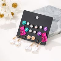 Geometric Earrings Fashion Animal Love Earrings 9 Pairs Suit Simple Party Popular Style Wholesale Nihaojewelry main image 6