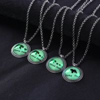 Explosion Chain New Luminous Series Baby Bear Cute Bear Pendant Necklace Clavicle Chain Wholesale Nihaojewelry main image 6