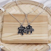 Explosions Chain Geometric Puzzle Good Friends Necklace Jewelry Wholesale Nihaojewelry main image 6