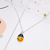 New Necklace Star Ladybug Set Necklace Earring Cute Cartoon Clavicle Chain Wholesale Nihaojewelry main image 5