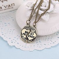 Necklace Personalized Jewelry Accessories Fashion Letters Good Friends Necklace Wholesale Nihaojewelry main image 3