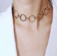 Fashion Jewelry Exaggerated Tide Money Decoration Geometric Circle Clavicle Necklace Wholesale Nihaojewelry main image 1