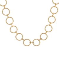 Fashion Jewelry Exaggerated Tide Money Decoration Geometric Circle Clavicle Necklace Wholesale Nihaojewelry main image 5