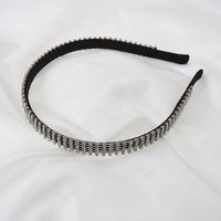 Fashion Hair Rhinestone Full Drill Hair Hoop Toothed Belt Tooth Non-slip Pressure Edge Hairpin Wholesale Nihaojewelry main image 4