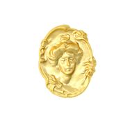 2019 Europäische Und Amerikanische Mode Alte Waren Porträt Antike Bronze Medaille Margaret Gleiche Retro Brosche Mantel Bekleidungs Zubehör main image 6
