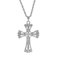 Exaggerated Long Section Cross Hip-hop Necklace Creative Fashion Pendant Jewelry Wholesale Nihaojewelry sku image 2