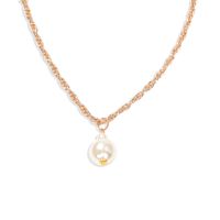 Simple Pearl Pendant Necklace Frosty Long Street Shooting Popular Accessories Wholesale Nihaojewelry sku image 1