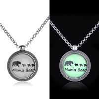 Chaîne D&#39;explosion Nouvelle Série Lumineuse Bébé Ours Mignon Ours Pendentif Collier Chaîne De Clavicule En Gros Nihaojewelry sku image 4