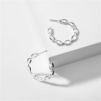 Fashion Simple Style  Geometric Shape Metal Pig Nose Chain Shape Earring Wholesale Nihaojewelry sku image 2