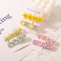 Jelly Girl Hairpin Geometric Water Ripple Hairpin Headdress Cute Edge Clip Wholesale Nihaojewelry main image 2