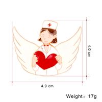 Hot Fashion Cartoon Corsage Love Nurse Angel Drip Brooch Hot Selling Western Accessories Wholesale Nihaojewelry main image 3