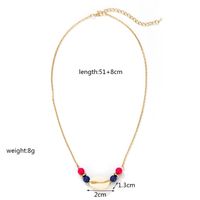 Simple New National Style Candy Color Round Beads Fashion Natural Shell Pendant Necklace Wholesale Nihaojewelry main image 6