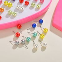 Korean Love Boxed Earrings Geometric Square Heart-shaped Stars Round Suit Earrings Small Jewelry Hypoallergenic Wholesale Nihaojewelry main image 4