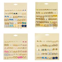 Hot Sale Earring Set Geometric 30 Pairs Of Earrings Wholesale Nihaojewelry main image 1