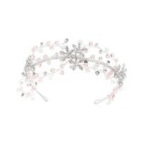 Creative Bridal Jewelry Braided Crystal Crown Side Pressure Hair Hoop Photo Accessories Wholesale Nihaojewelry main image 6