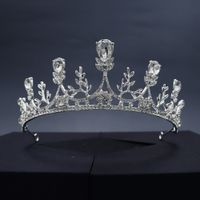 New Semi-circular Crown Bride Crown Fairy Wedding Dress Headdress Hair Jewelry Wholesale main image 3