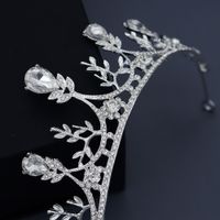 New Semi-circular Crown Bride Crown Fairy Wedding Dress Headdress Hair Jewelry Wholesale main image 6