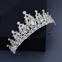 Explosion Crown Classic Baroque Retro Hair Accessories Luxury Diamond Bridal Wedding Accessories Photo Headdress main image 1