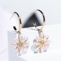 New Fashion Fairy Flower Earrings 925 Silver Needle Personalized Earrings Wholesale Nihaojewelry main image 4