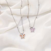 Korean Fashion Necklace Acrylic Fairy Butterfly Clavicle Chain New Summer Neck Chain Wholesale Nihaojewelry main image 3