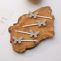 Little Fairy Hair Accessories Korean Small Butterfly Side Clip Girl Side Bangs Hair Wholesale Nihaojewelry main image 5