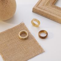Korean Amber Simple Ring Acrylic Acetate Design Mixed Color Ring Wholesale Nihaojewelry main image 5